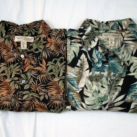 Tori Richard Mens Short Sleeve Button Front Hawaii - Picture 2 of 8